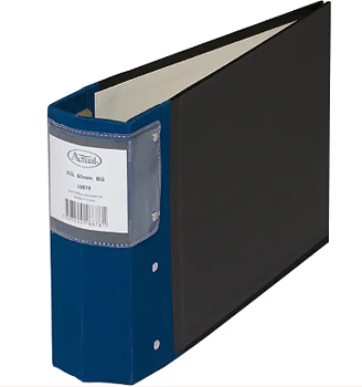 Träryggspärm A5L Blå