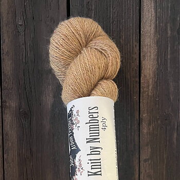 KNIT BY NUMBERS 4 ply, MUSTARD 113