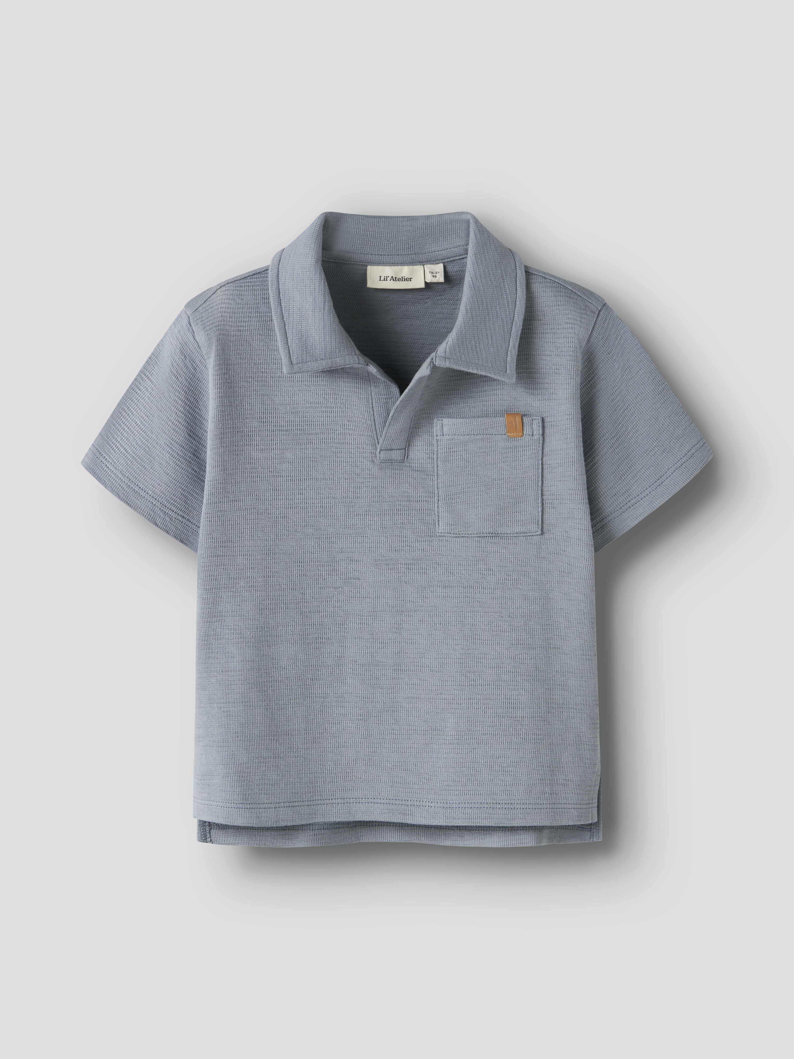  NMMFALK SS LOOSE POLO TOP LIL Tradewinds