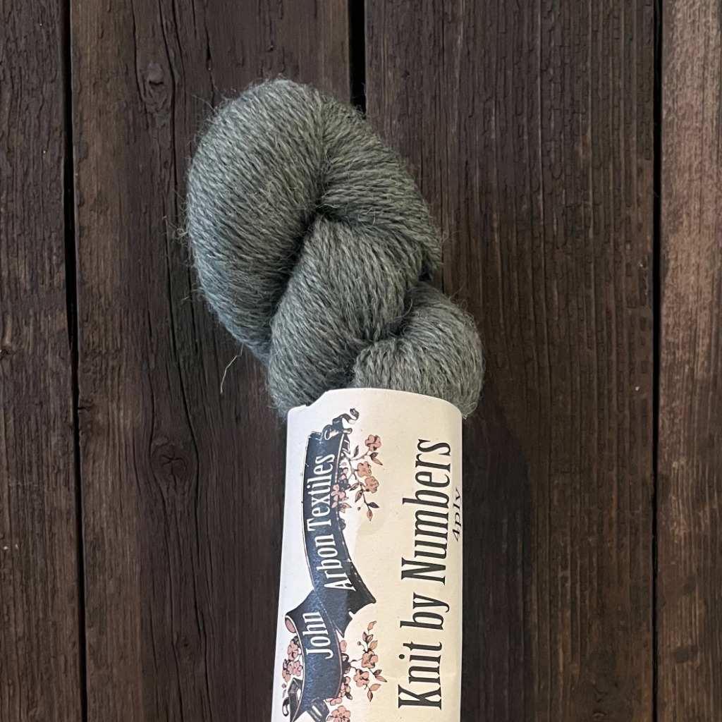 KNIT BY NUMBERS 4ply, BOTTLE GREEN 46