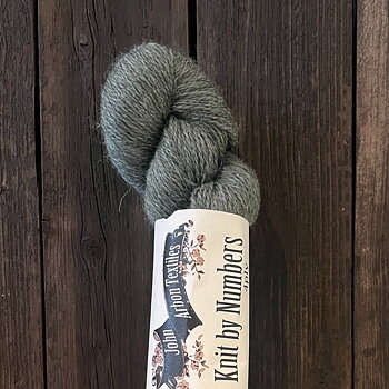 KNIT BY NUMBERS 4ply, BOTTLE GREEN 46