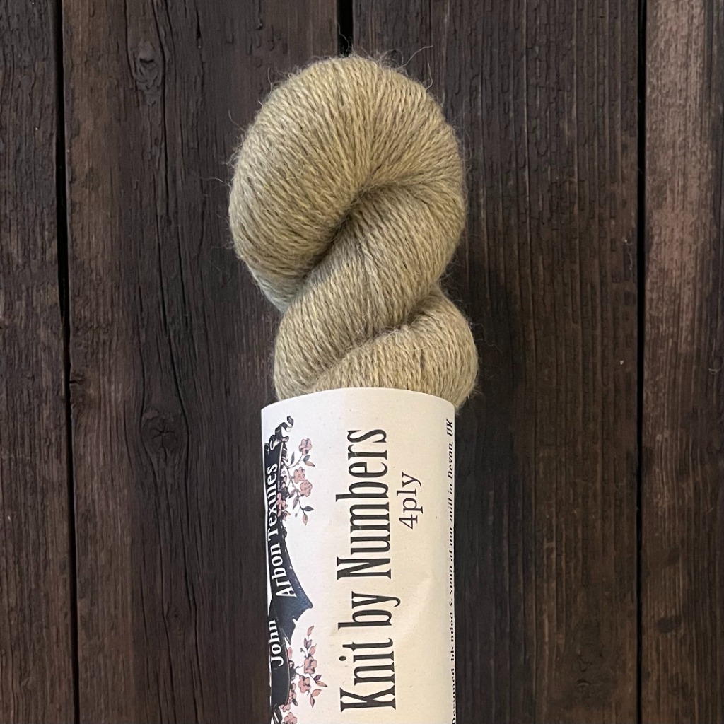 KNIT BY NUMBERS 4ply, OLIVE 59
