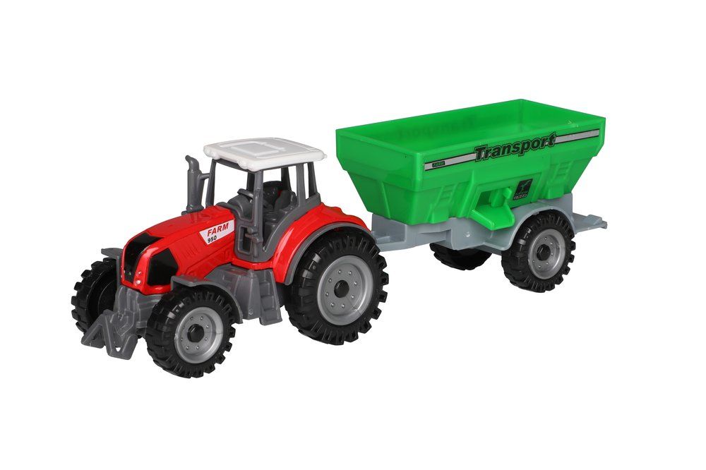 Traktor med släp 18cm - 2
