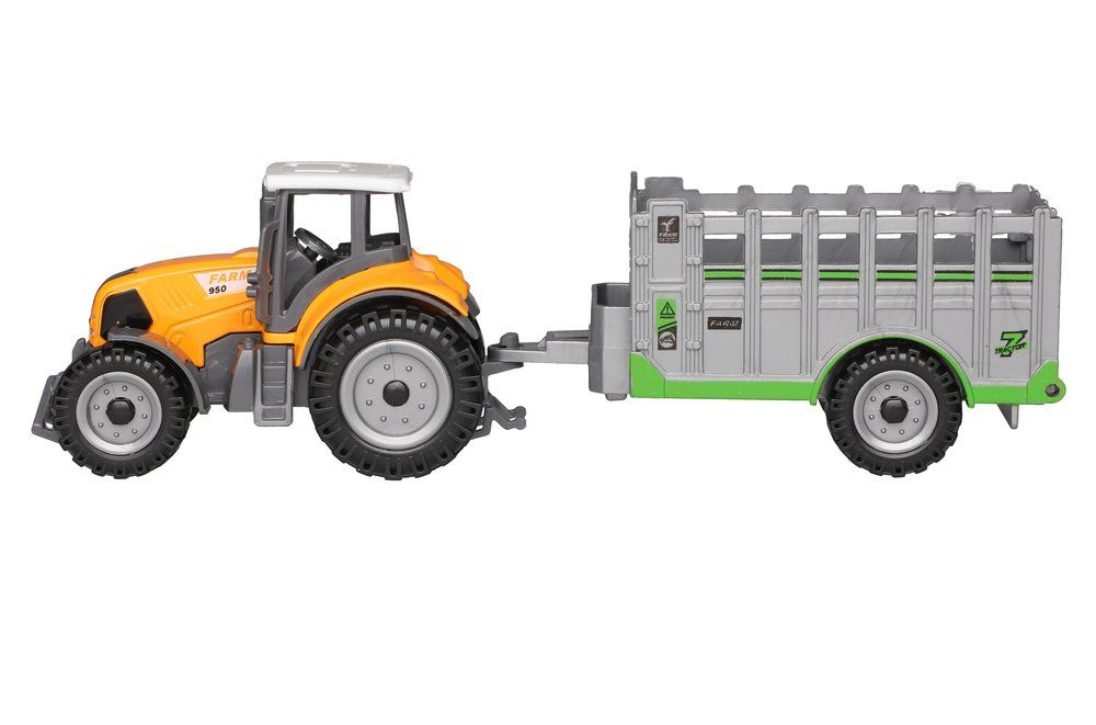 Traktor med släp 18cm - 4