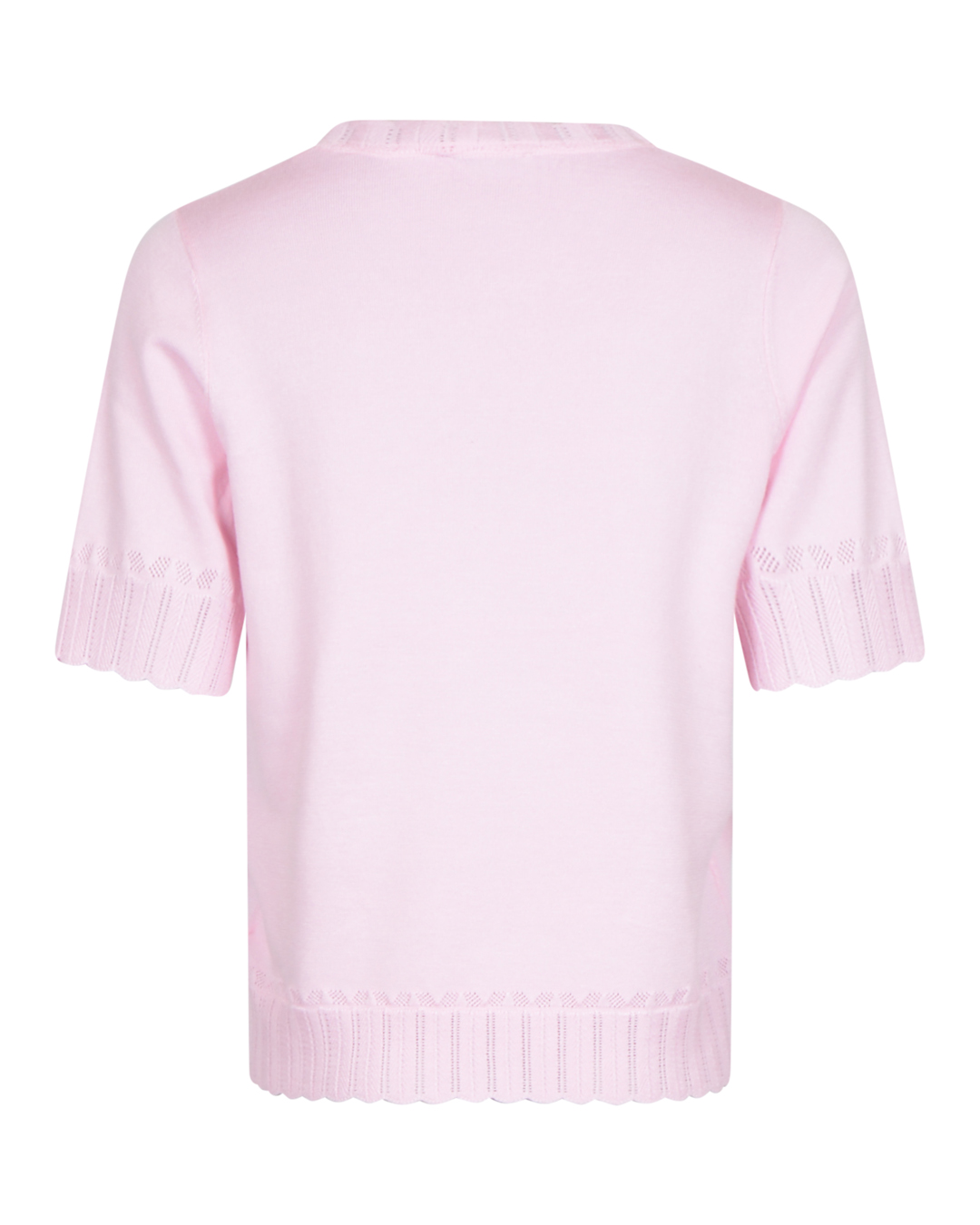 Jumper mönsterstickad ringning & ärm rosa - 2