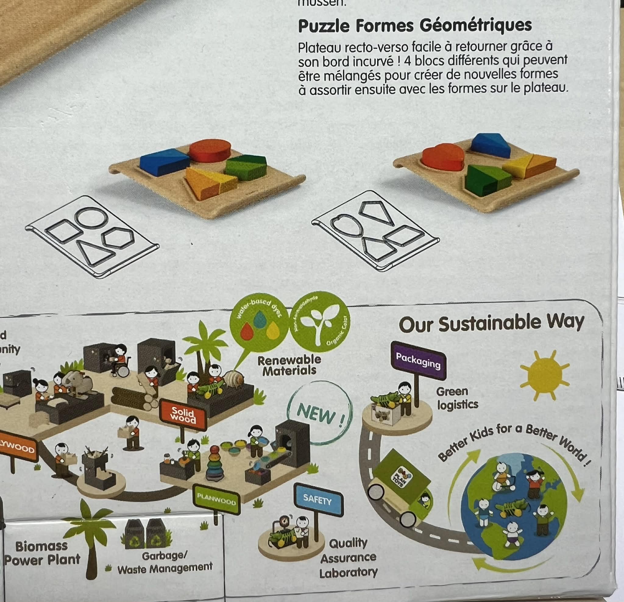 Form pussel / Vändbar- Plan Toys  - 2