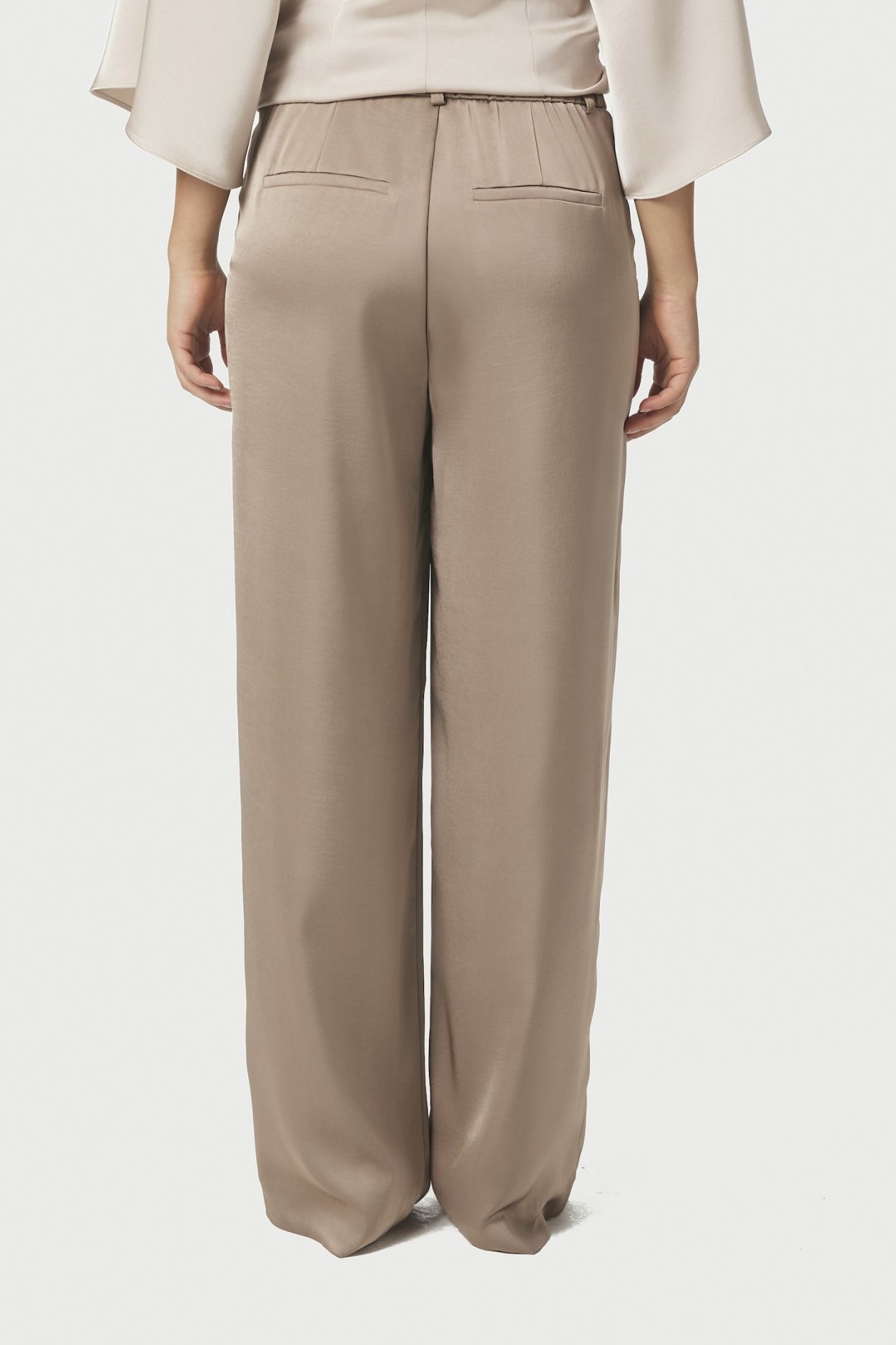 Neo Noir - Emmet Heavy SateenPants Dark Taupe - 3