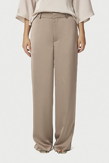 Neo Noir - Emmet Heavy SateenPants Dark Taupe