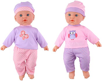 MIN BABY & ME Baby Doll 41 cm med 6 Ljud – Mjuk Docka