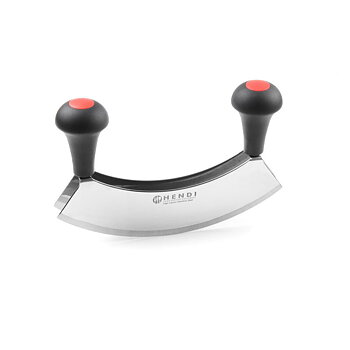 Double blade cleaver black POM handle 215 mm