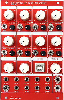 Begagnad  ADDAC221 10x9 Channel CV to CC MIDI System