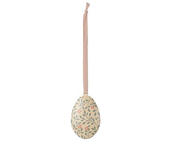 Metal ornament Easter egg Branches Olive