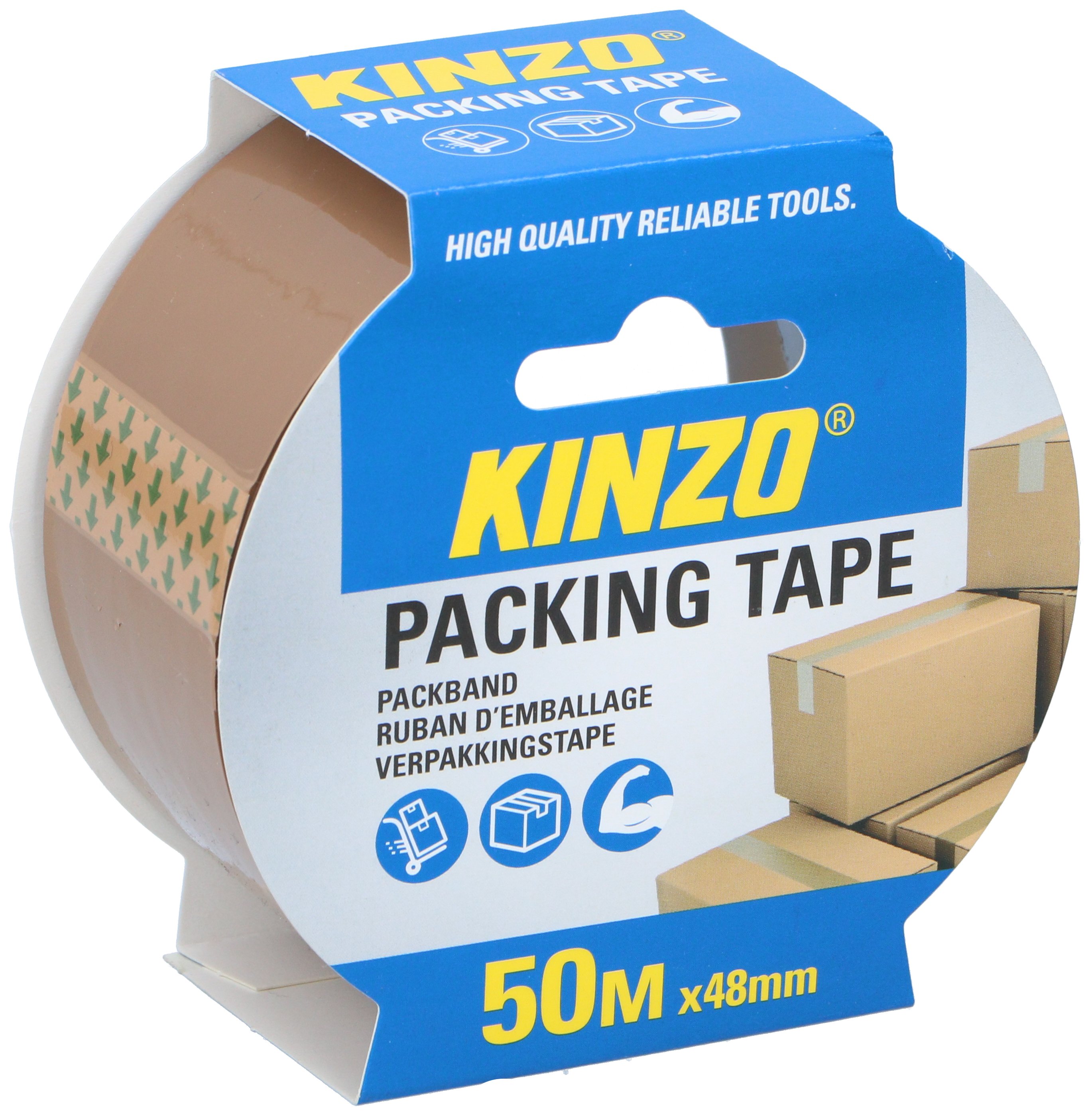 KINZO-packtejp brun 48 mm x 50 m - 2