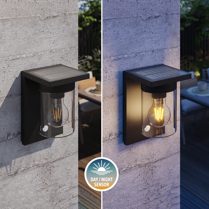 CALEX Asti Vägglampa Solcell 150LM - 6