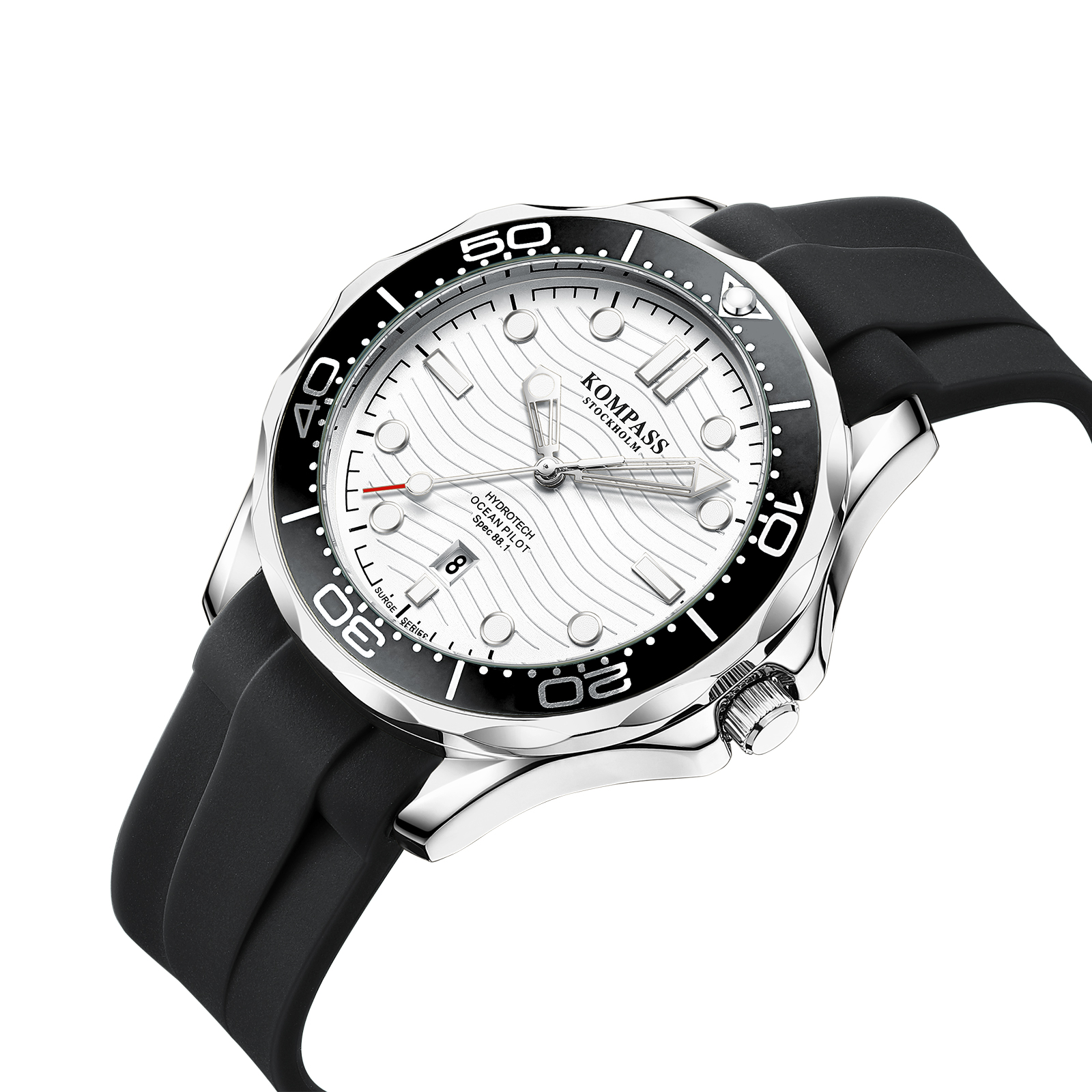 Kompass Ocean Pilot Silver Black - 2