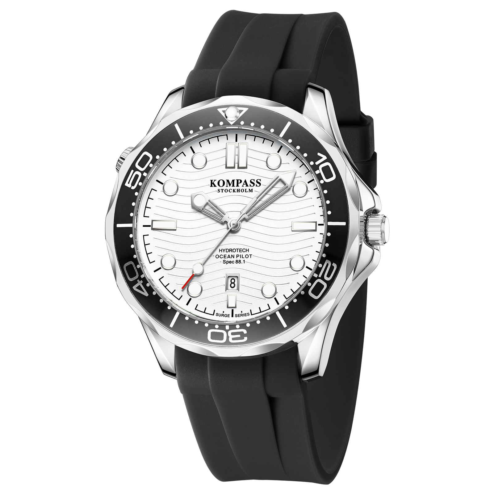 Kompass Ocean Pilot Silver Black - 4