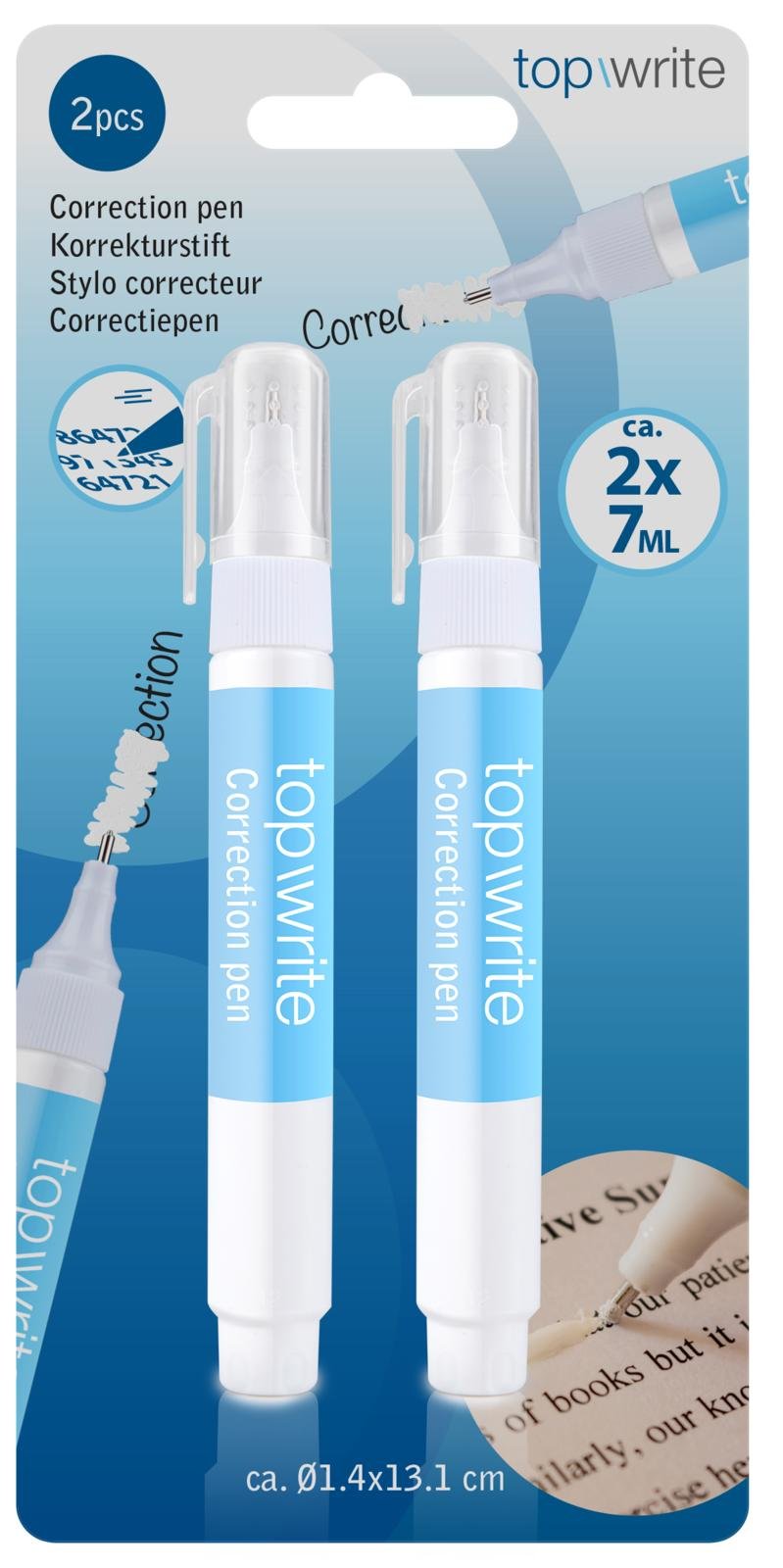 Korrigeringspenna 8gr 2-pack