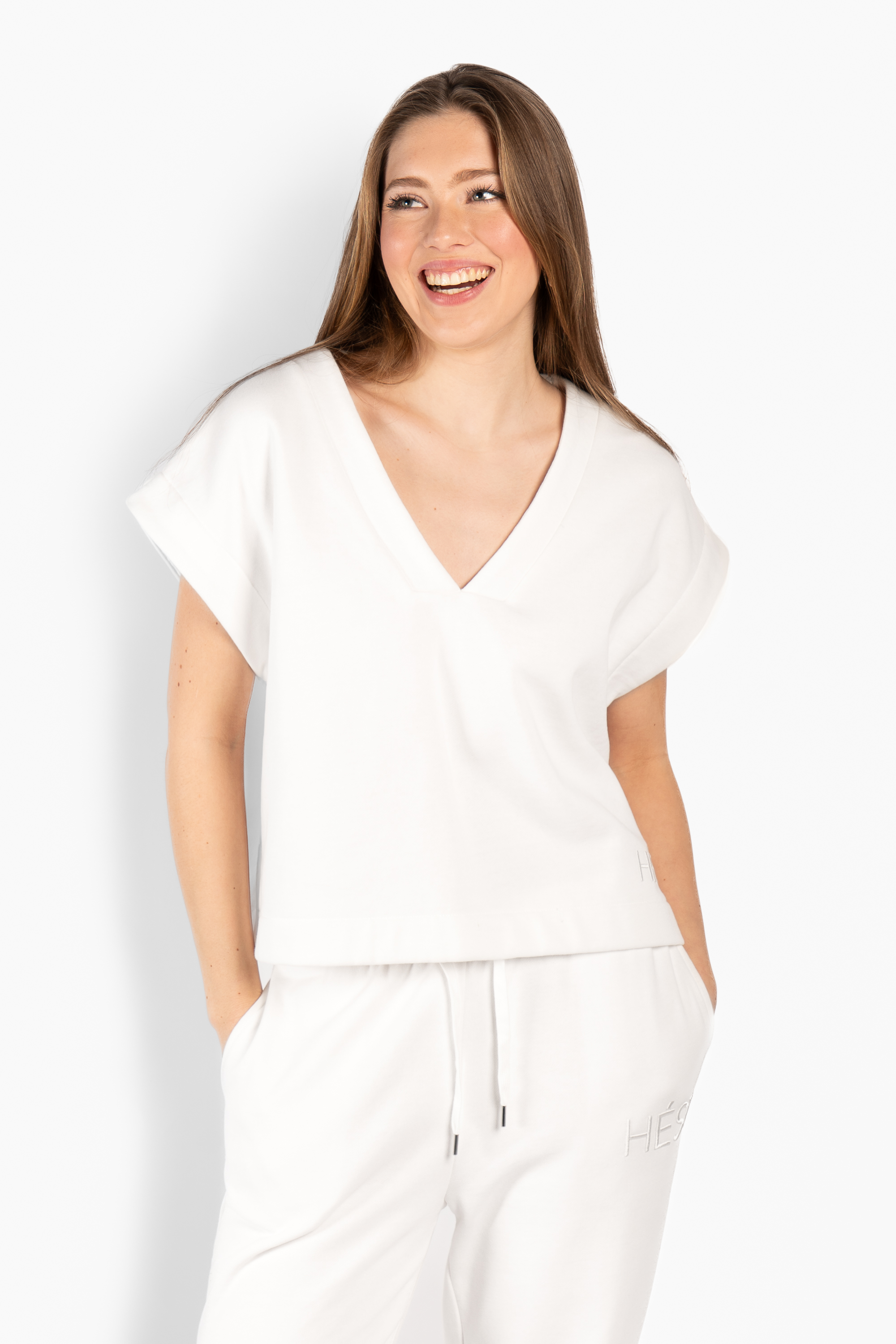 Gabriela Top - White Alyssum - HÉST