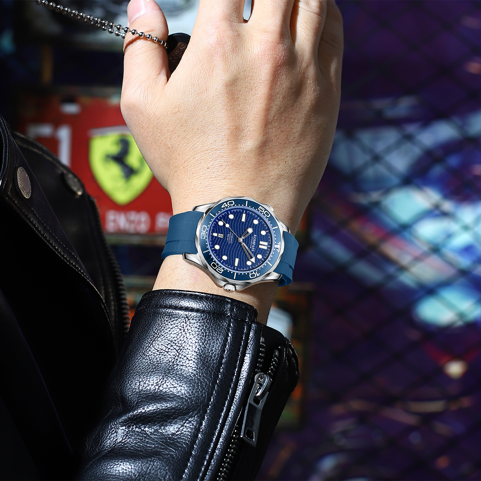Kompass Ocean Pilot Blue - 8