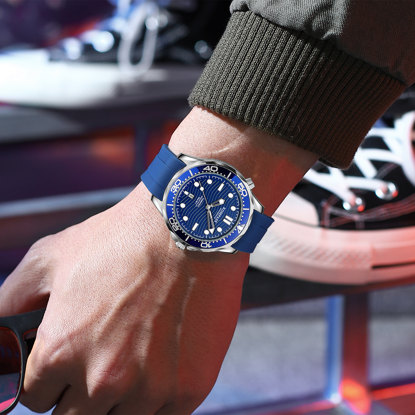 Kompass Ocean Pilot Blue - 7