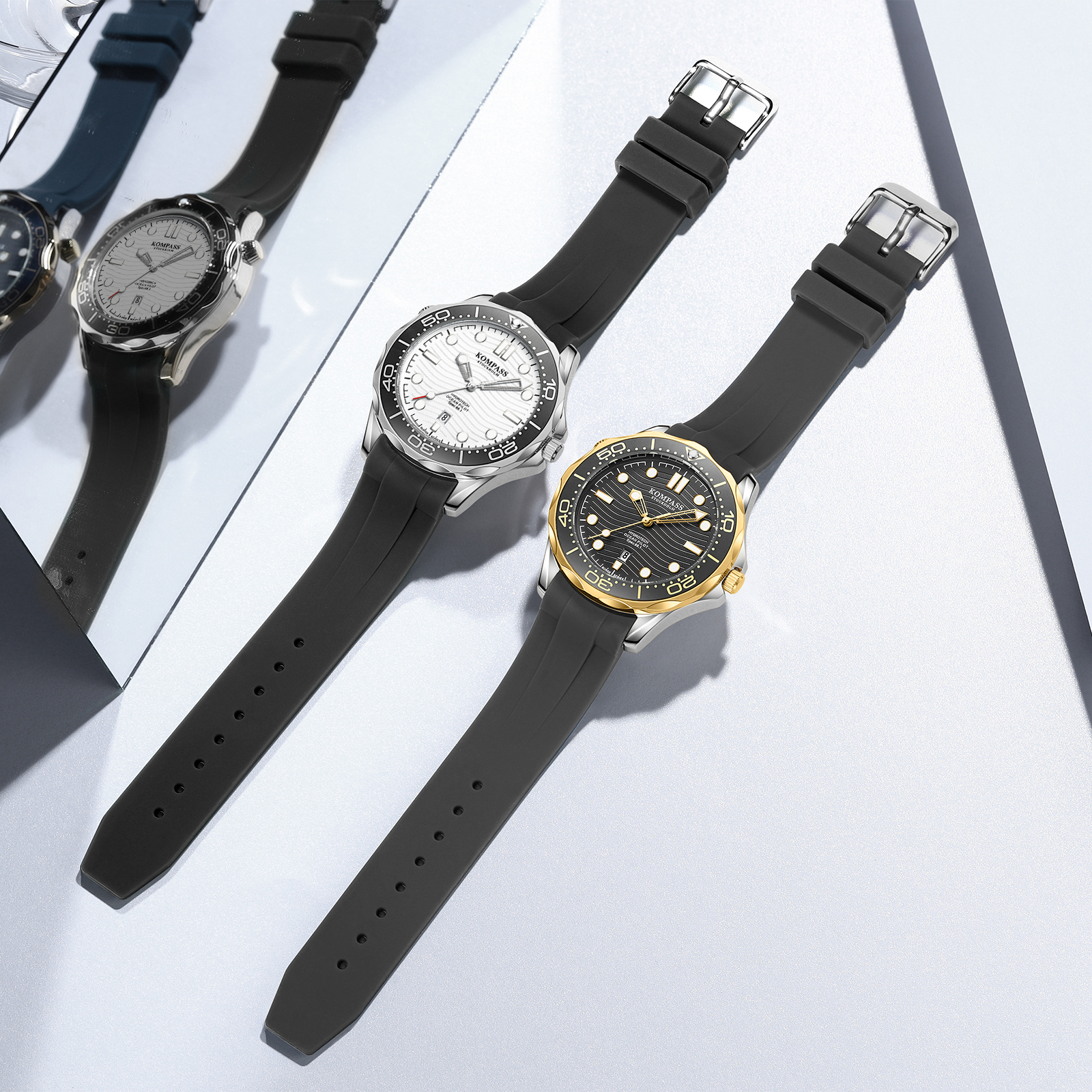 Kompass Ocean Pilot Gold Black - 9