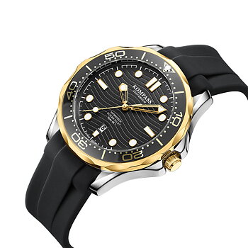 Kompass Ocean Pilot Gold Black