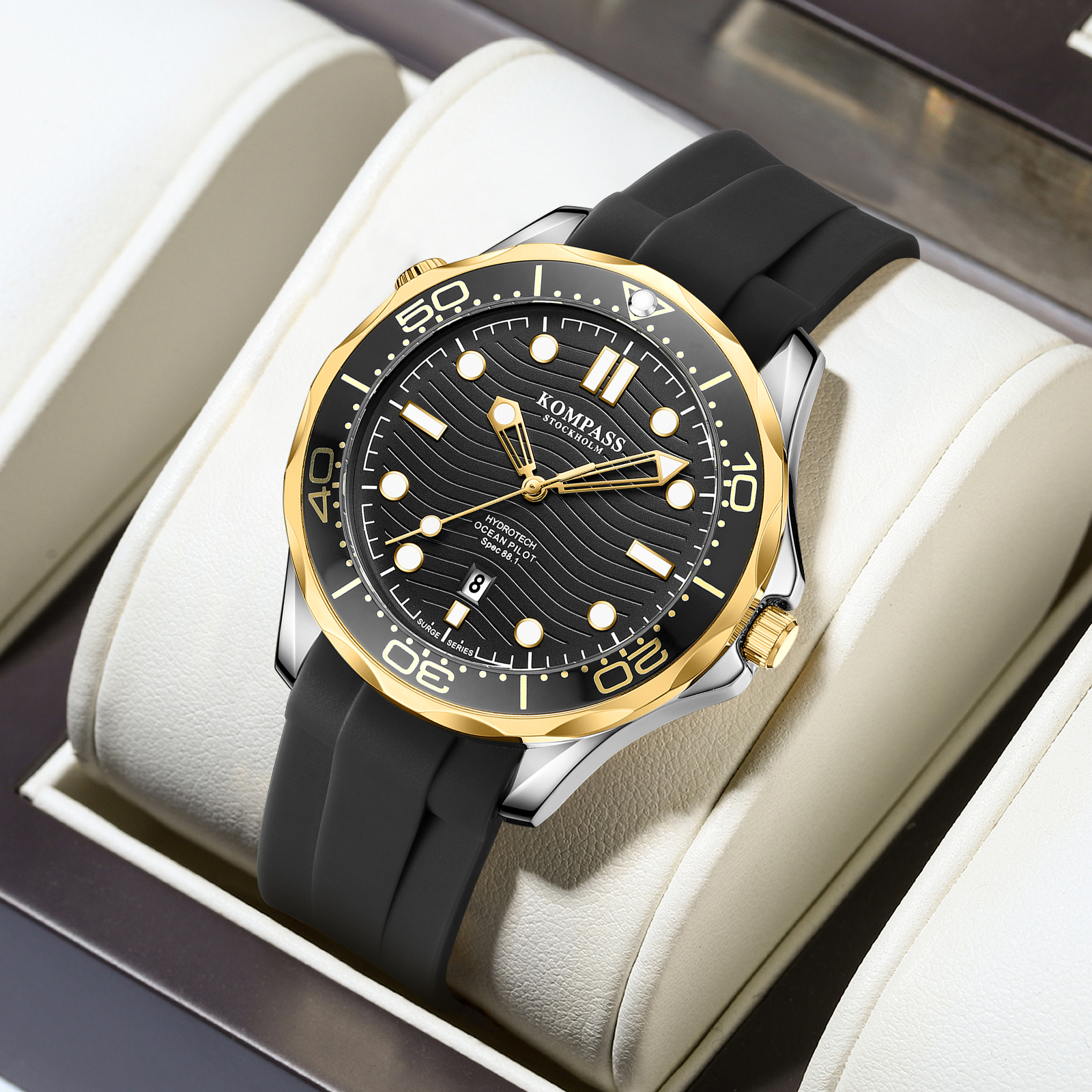 Kompass Ocean Pilot Gold Black - 6