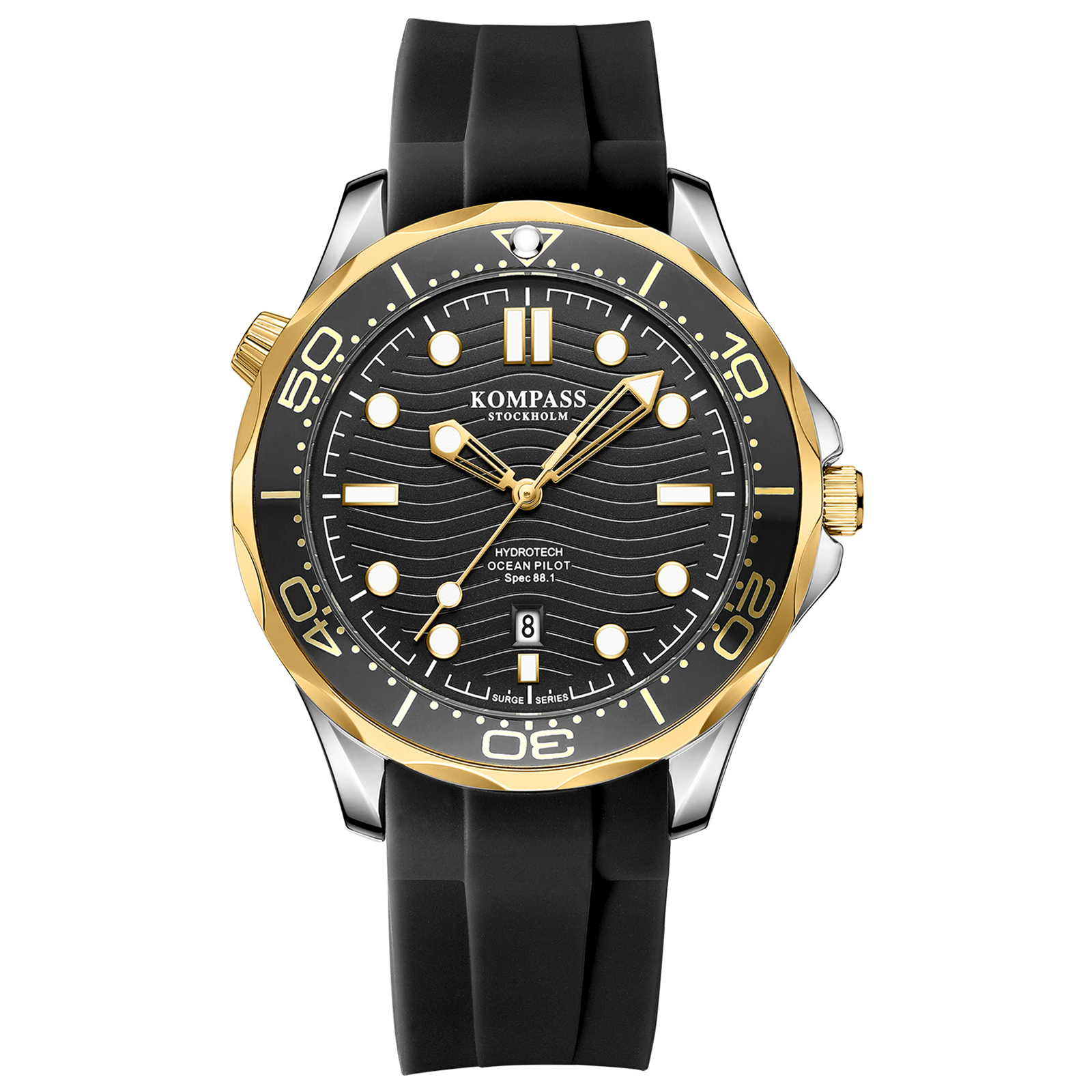 Kompass Ocean Pilot Gold Black