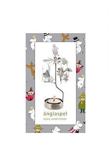 Angel Glass Game Moomin Family Lantern Sølvfarve