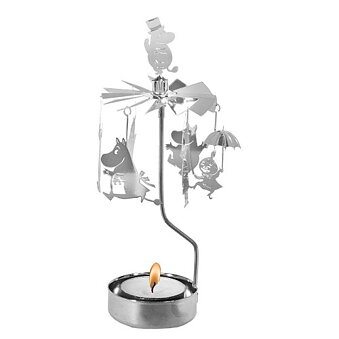 Angel Glass Game Moomin Family Lantern Sølvfarve
