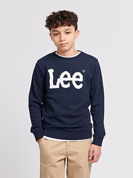 Wobbly Graphic BB Crew Navy Blazer