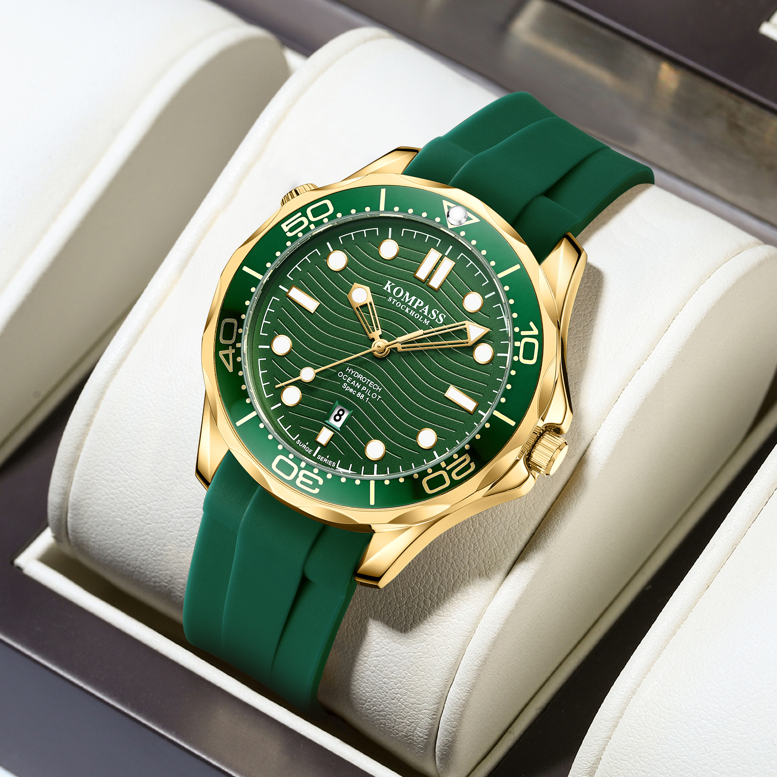 Kompass Ocean Pilot Gold Green - 6