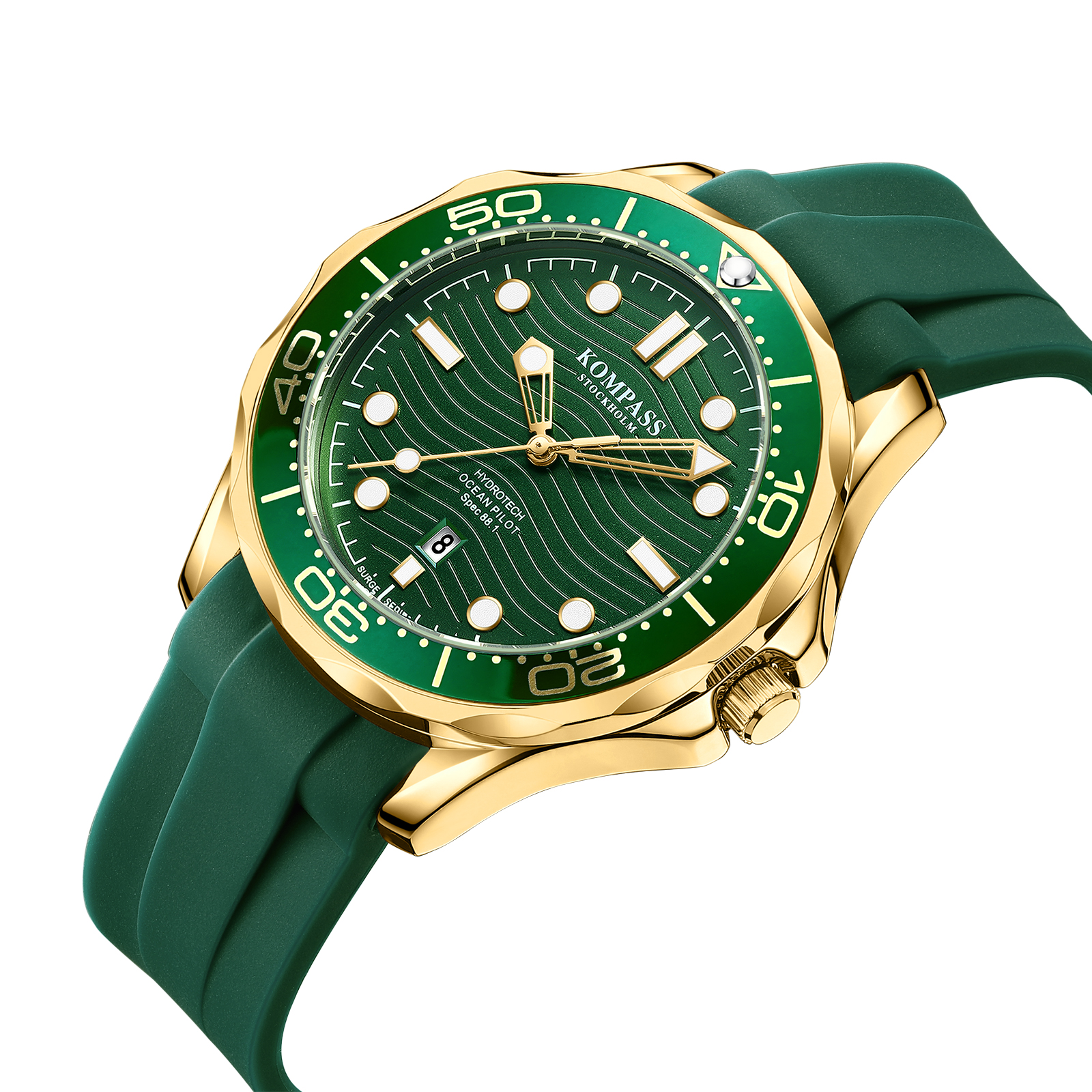 Kompass Ocean Pilot Gold Green - 2