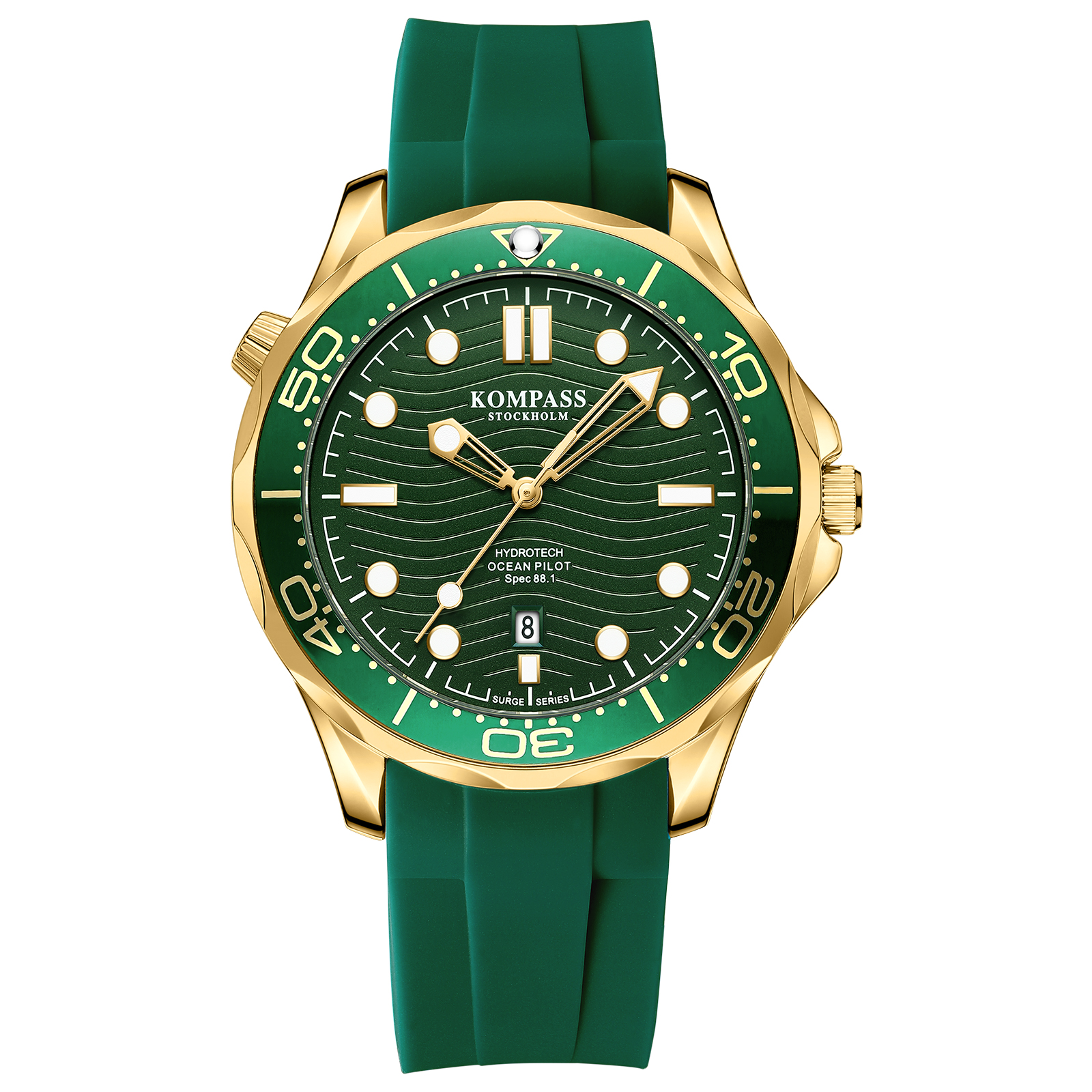 Kompass Ocean Pilot Gold Green