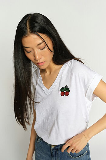 MMSilao V-SS Tee White