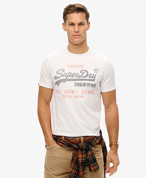 Superdry -Heritage Relaxed Tee - Optic