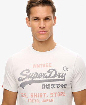 Superdry -Heritage Relaxed Tee - Optic
