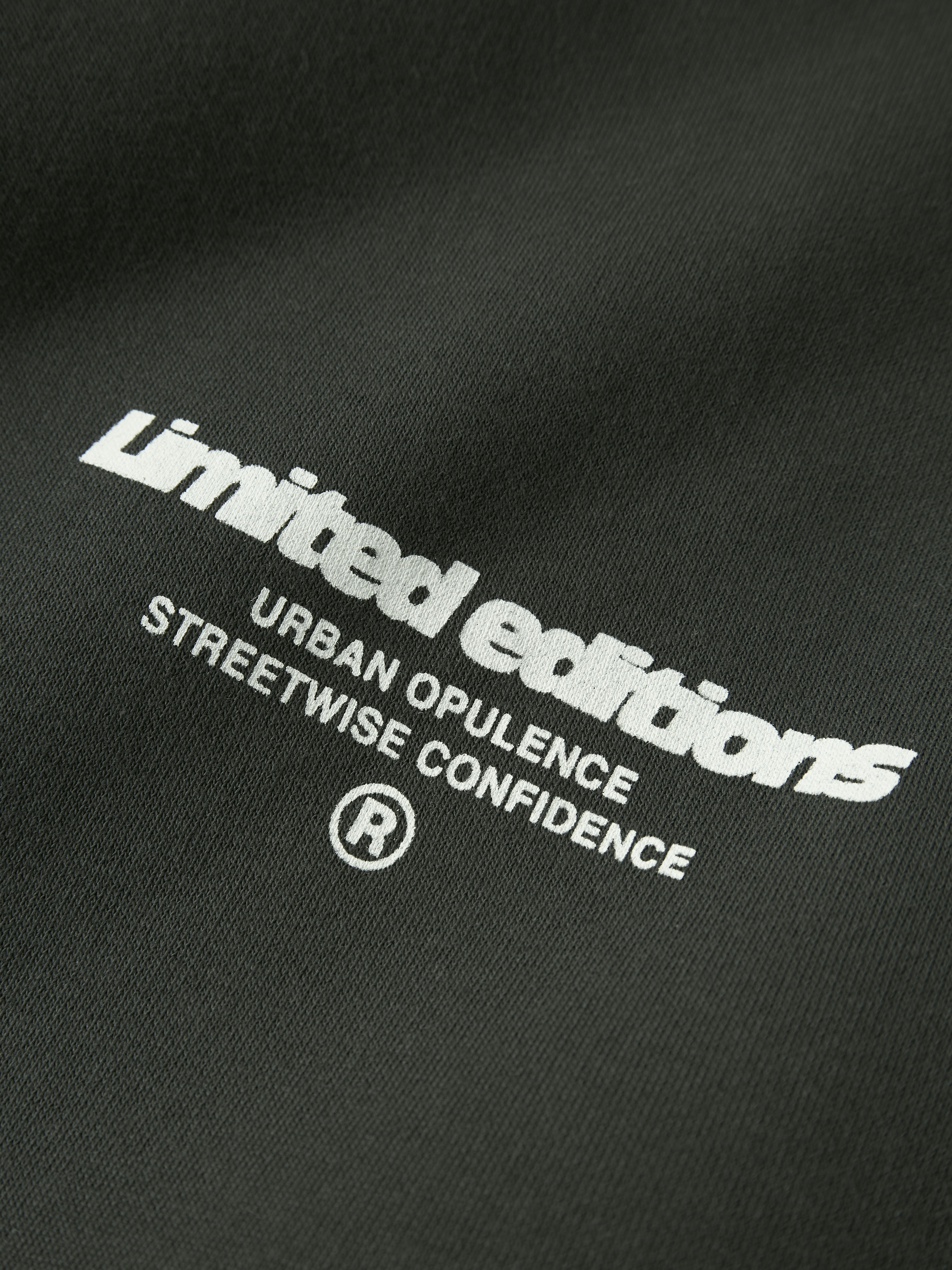 NLNHEDITION LS BRU SWEAT W. HOOD Pirate Black W. WHITE - 3