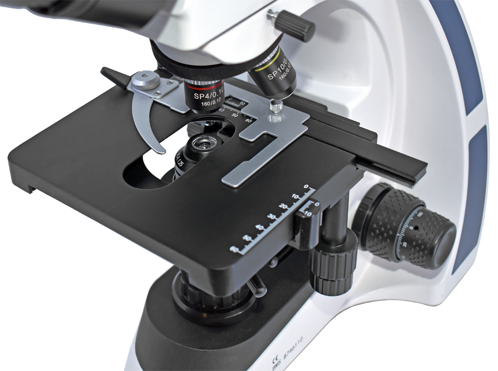 Mikroskop BMS D2-223SP, Trino, x/y,  lärarmikroskop, 40, 100 och 400 - 6