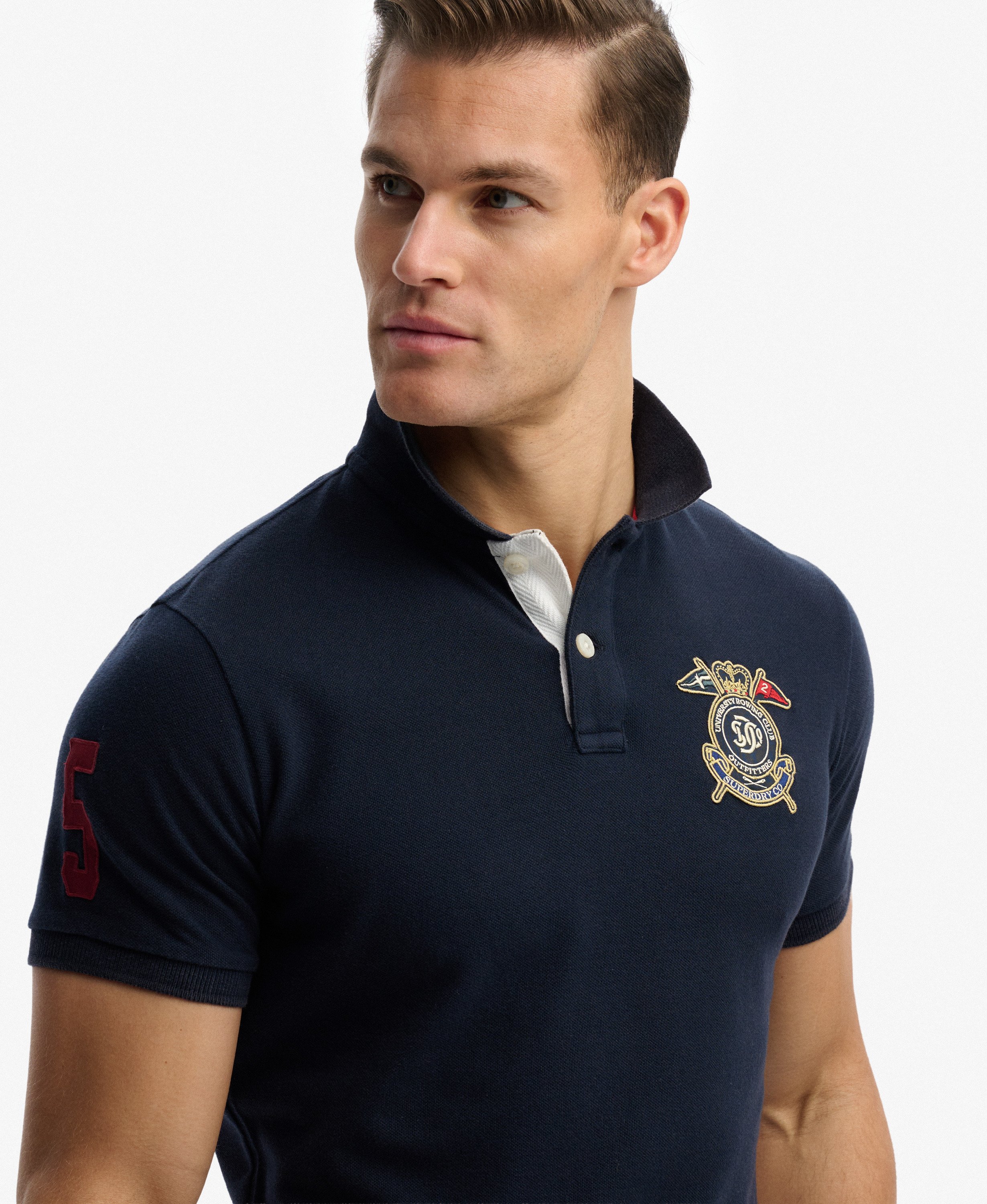 Superdry - Crest Polo - Darkest Navy - 2