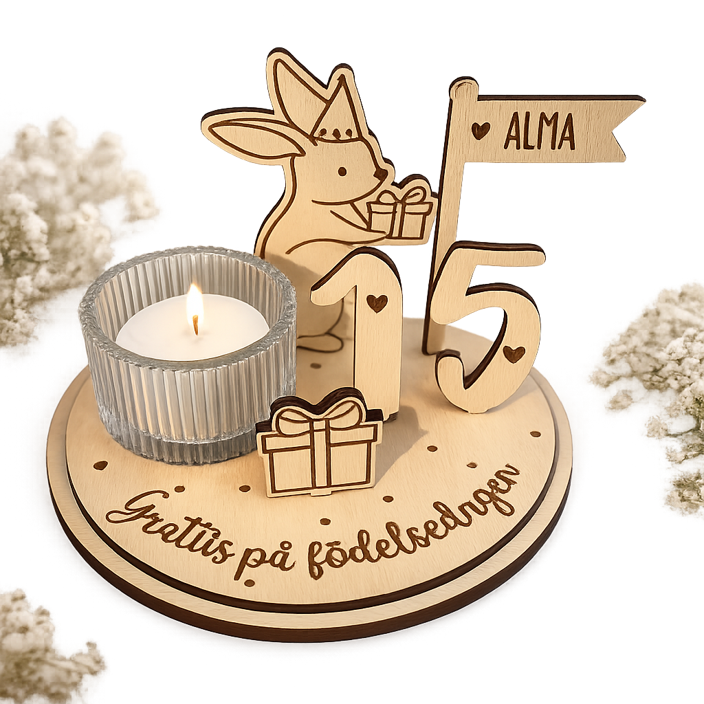 Födelsedagsvärld "Forest Friend" - Kanin - 15