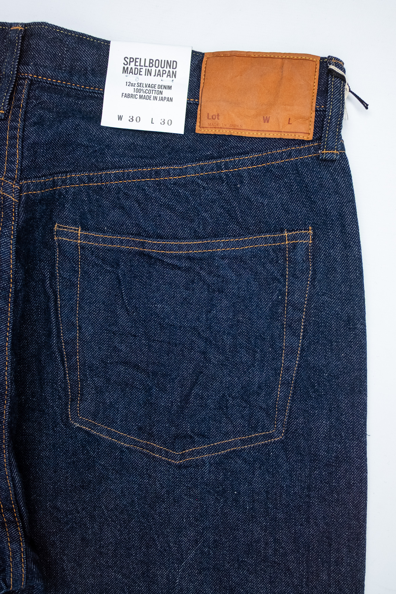 Spellbound - 5 Pocket Selvedge Regular Straight Jeans One Wash - 9