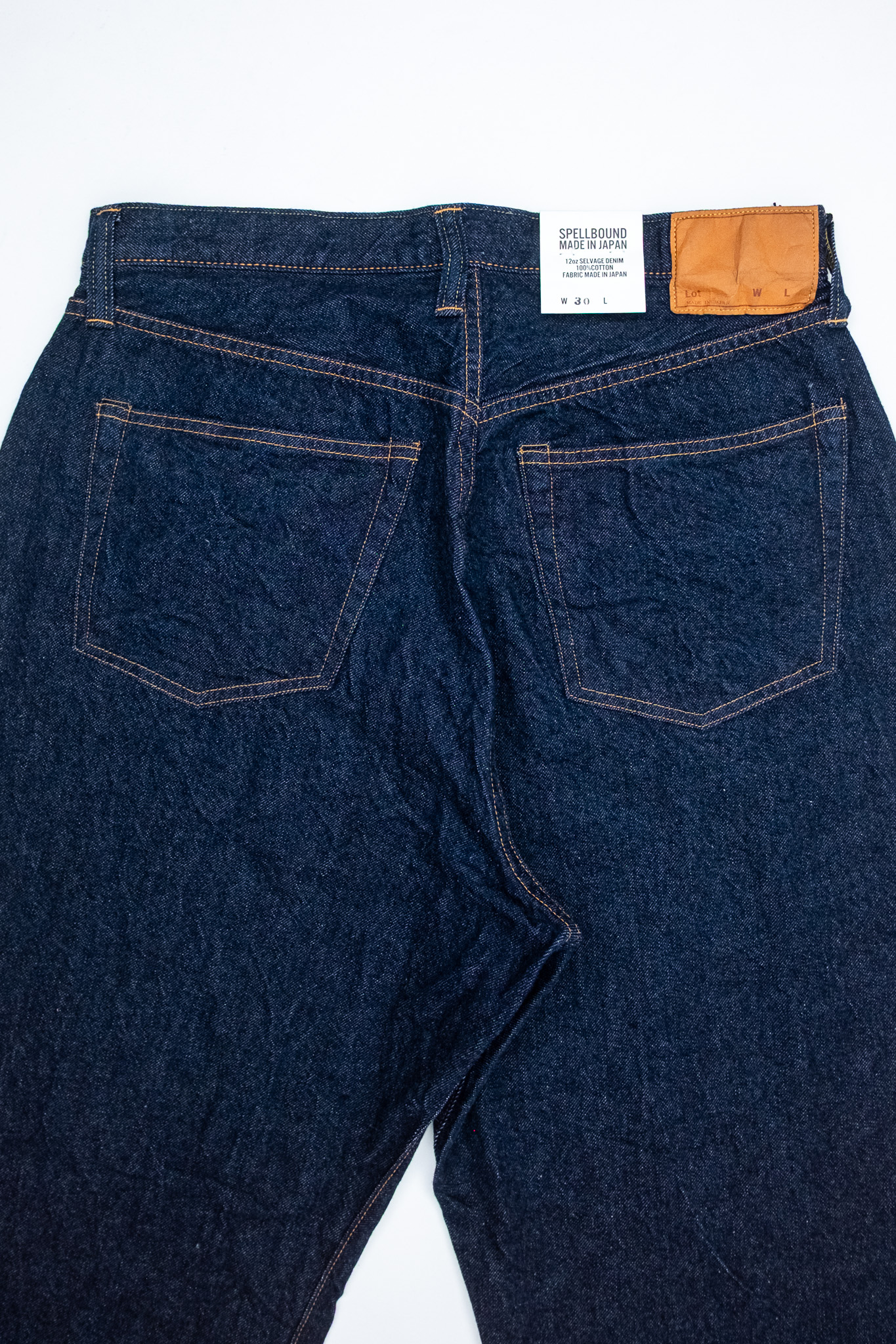 Spellbound - 5 Pocket Selvedge Wide Tapered Jeans One Wash - 8
