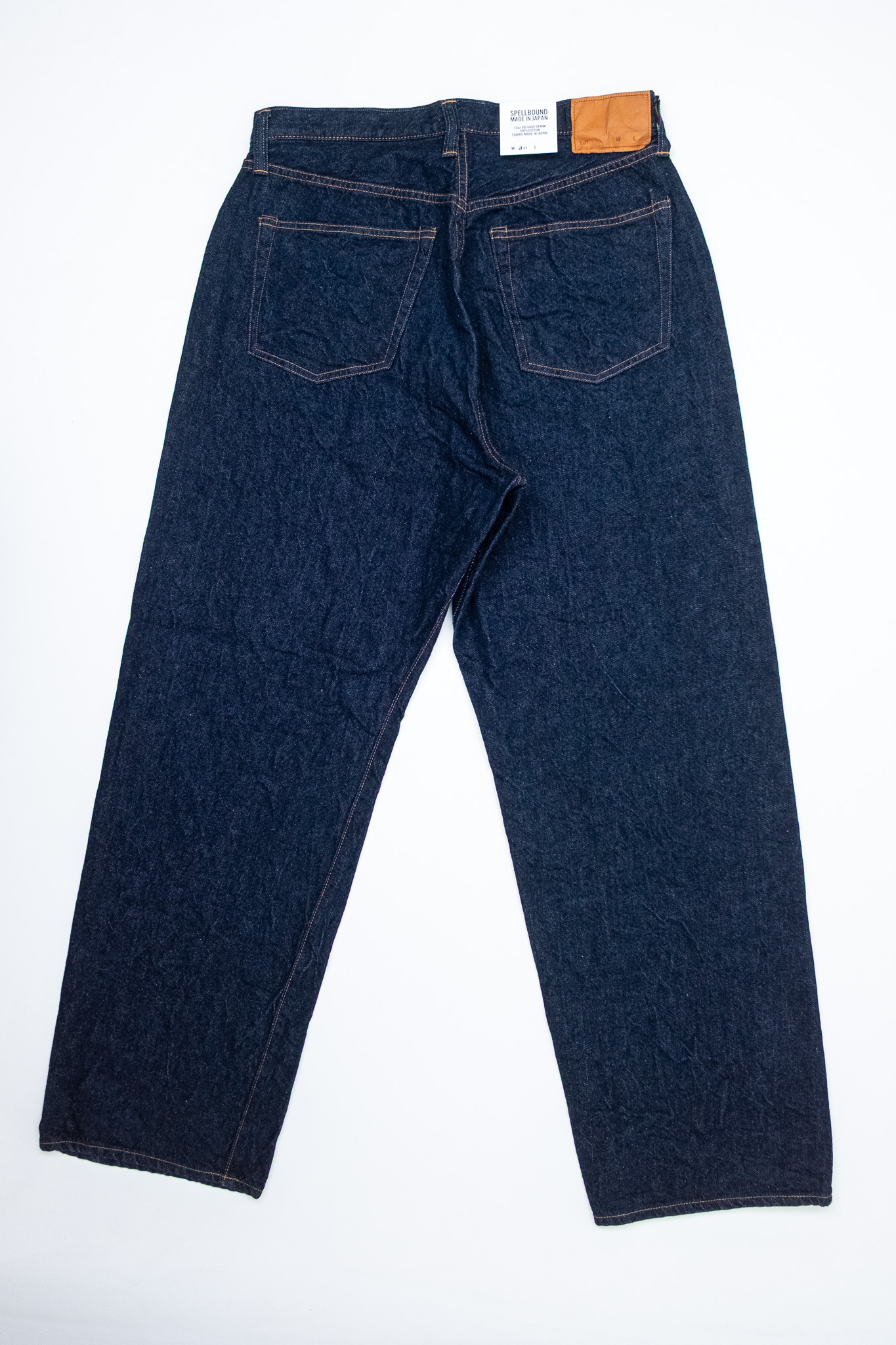 Spellbound - 5 Pocket Selvedge Wide Tapered Jeans One Wash - 3