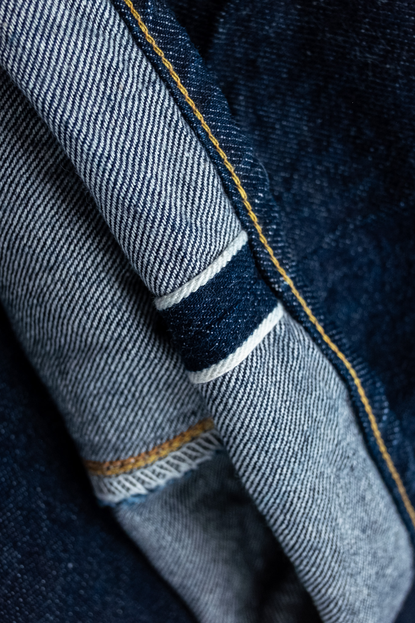 Spellbound - 5 Pocket Selvedge Wide Tapered Jeans One Wash - 7
