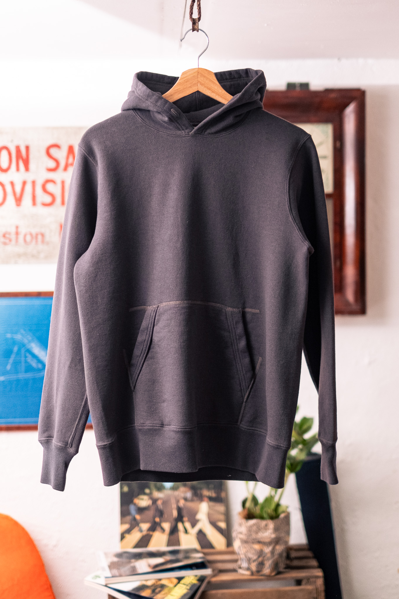 Buzz Rickson’s - Loopwheeler Hooded Sweat Parka Black