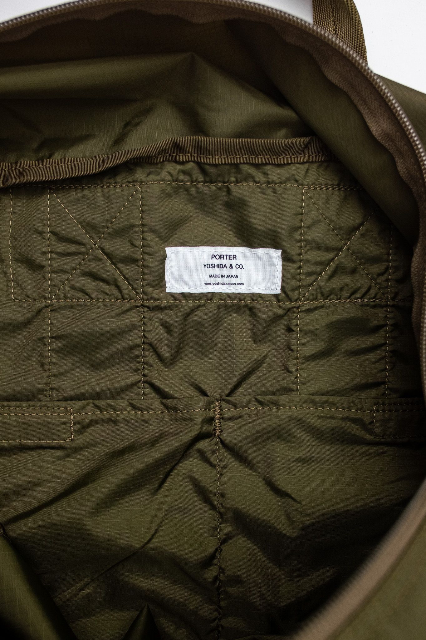 Porter Yoshida - Flex 2Way Duffle Bag Olive Drab - 7