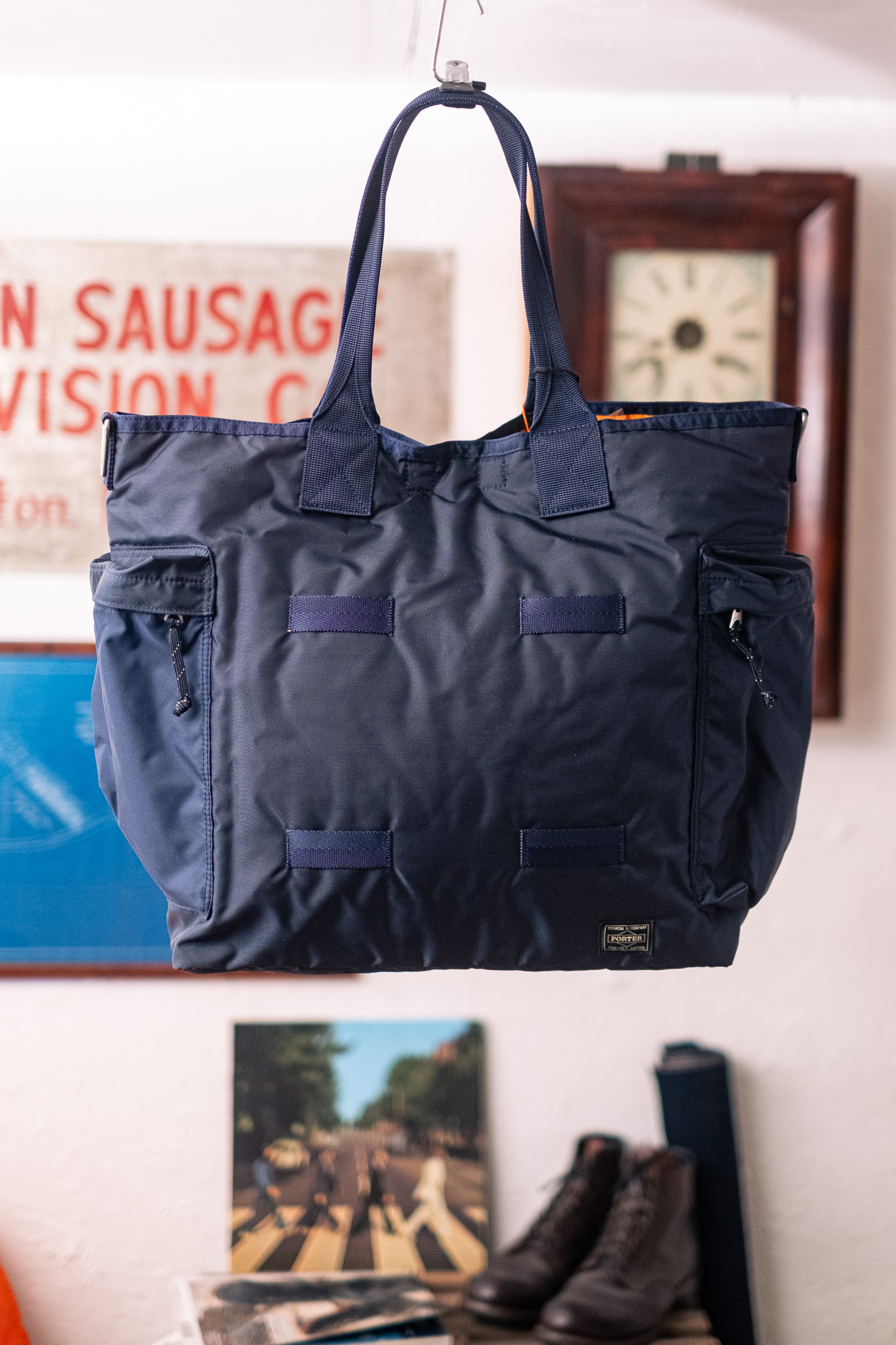 Porter Yoshida - Force 2Way Tote Bag Navy
