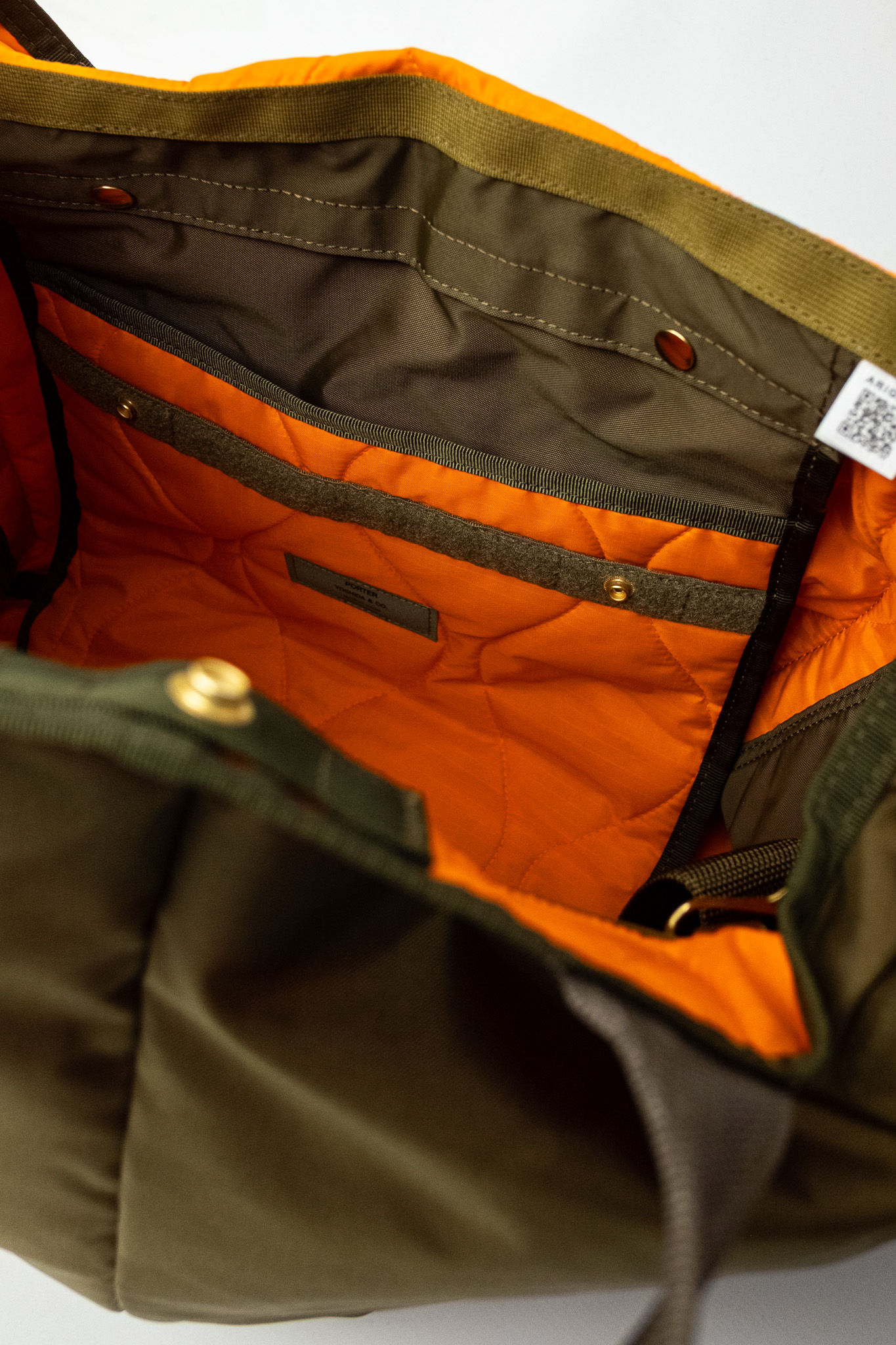 Porter Yoshida - Force 2Way Tote Bag Olive Drab - 7