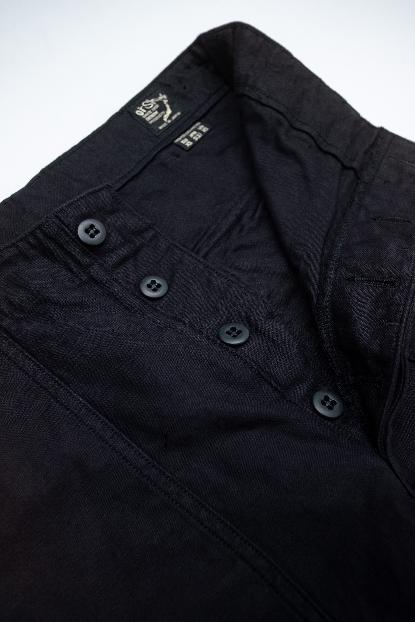 Orslow - U.S Army Fatigue Pants Regular Fit Black - 6